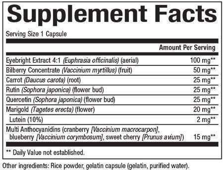 Natural Factors Eye Factors With Lutein 90 Capsule