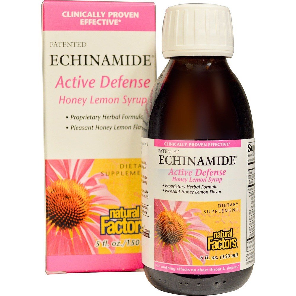 Natural Factors Echanimide Active Defense Syrup-Original Flavor 5 oz Liquid