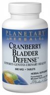 Planetary Herbals Cranberry Bladder Defense 120 Tablet