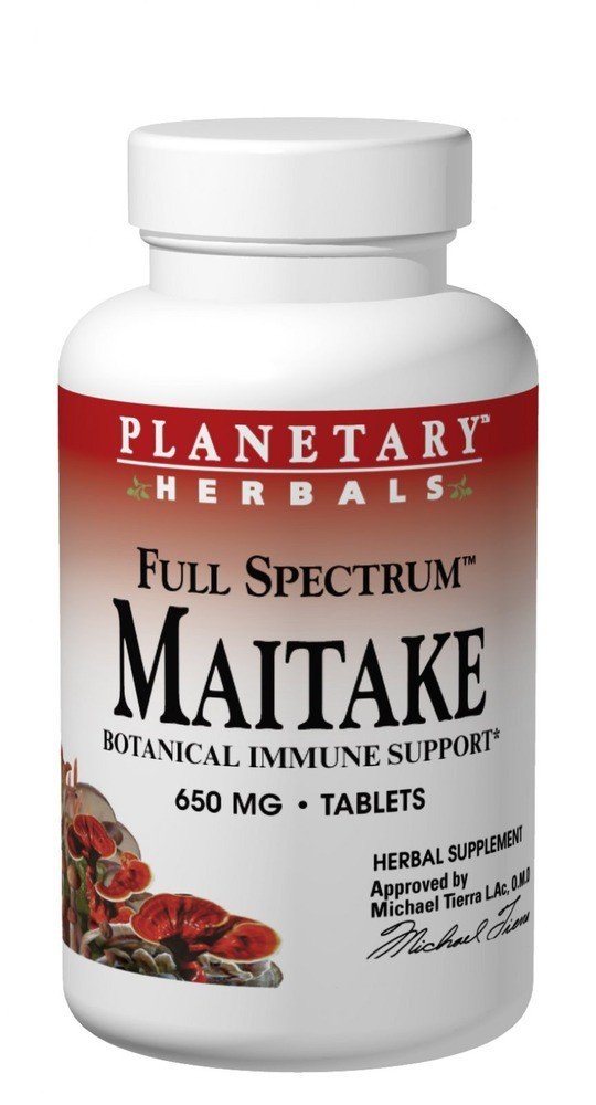 Planetary Herbals Full Spectrum Maitake Mushroom 600mg 120 Tablet