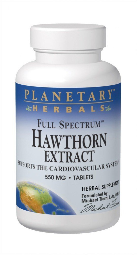 Planetary Herbals Full Spectrum Hawthorn 30 Tablet