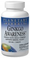 Planetary Herbals Ginkgo Awareness 60 Tablet