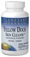 Planetary Herbals Yellow Dock Skin Cleanse 60 Tablet