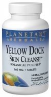 Planetary Herbals Yellow Dock Skin Cleanse 120 Tablet