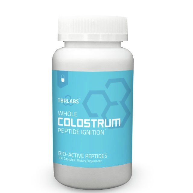 Whole Colostrum Peptide Ignition | Total Body Research Labs | TBRLabs | Bio Active Peptides | Dietary Supplement | 180 Capsules | VitaminLife