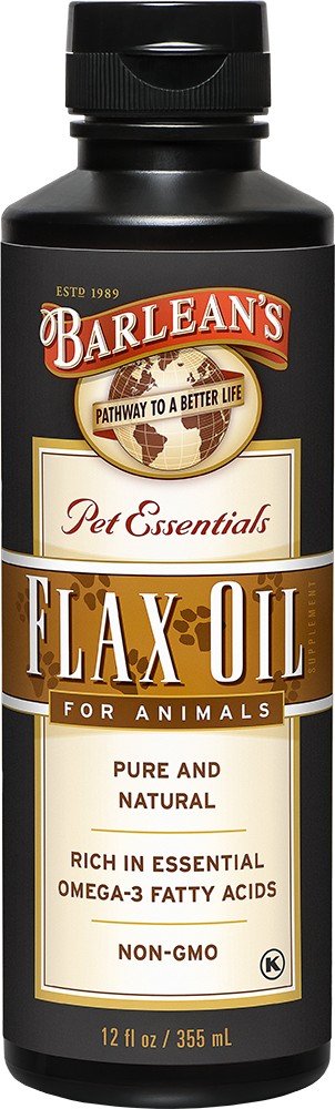 Barlean's Flax Oil For Animals 12 oz Liquid