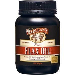 Barlean&#39;s Flax Oil Capsules 100 Softgels