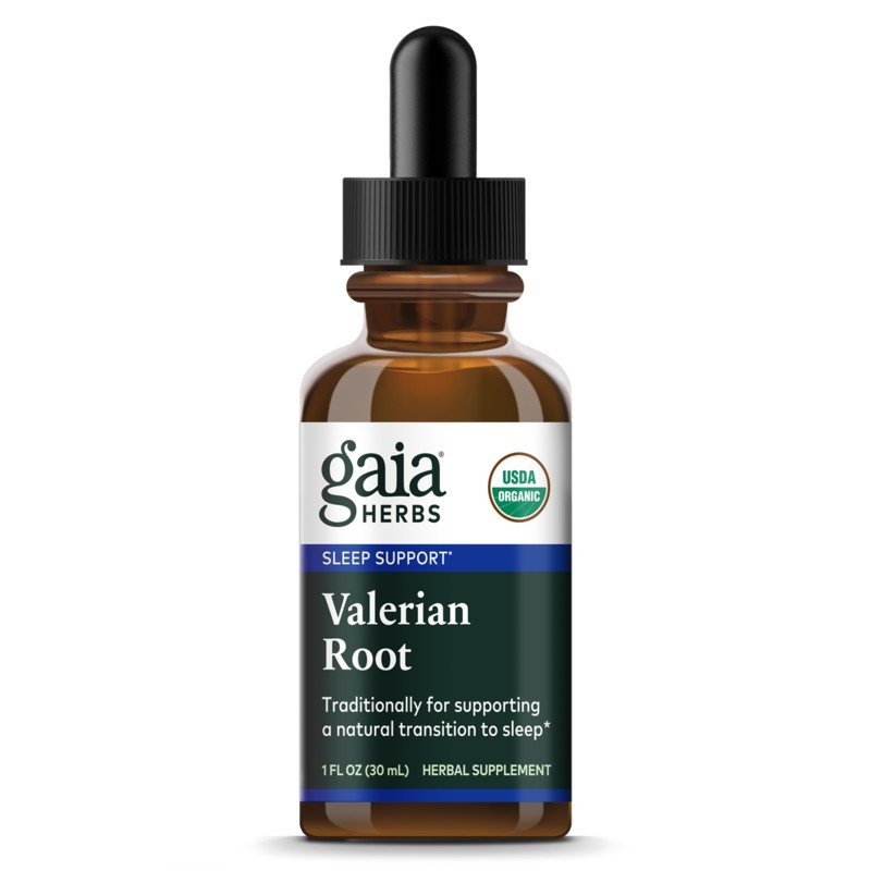 Gaia Herbs Certified Organic Valerian Root 1 oz Liquid