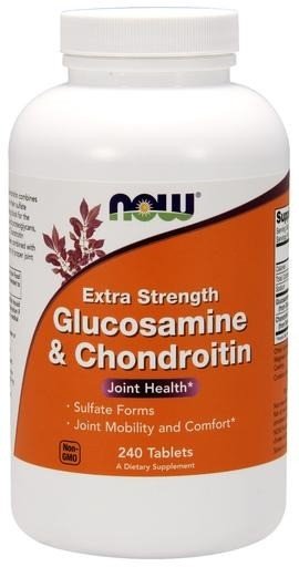 Now Foods Glucosamine &amp; Chondroitin Extra Strength 240 Tablet
