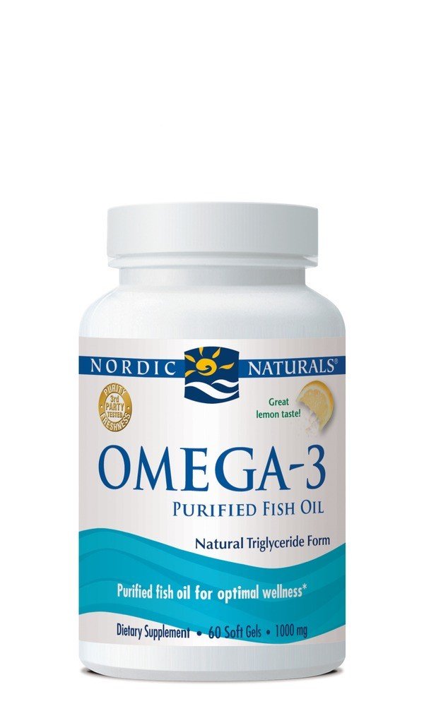 Nordic Naturals Omega-3 1000mg - Lemon 60 Softgel