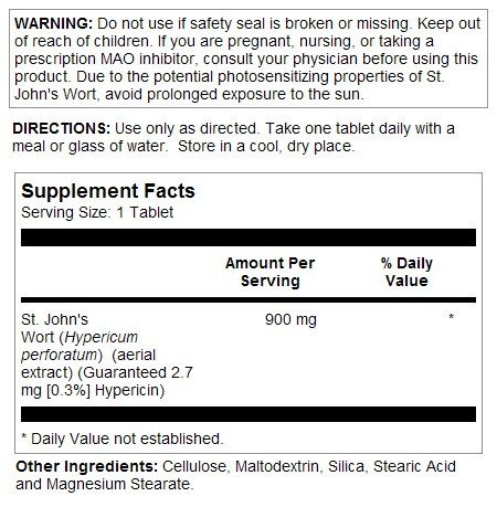 Solaray One Daily St. John&#39;s Wort 60 Tablet