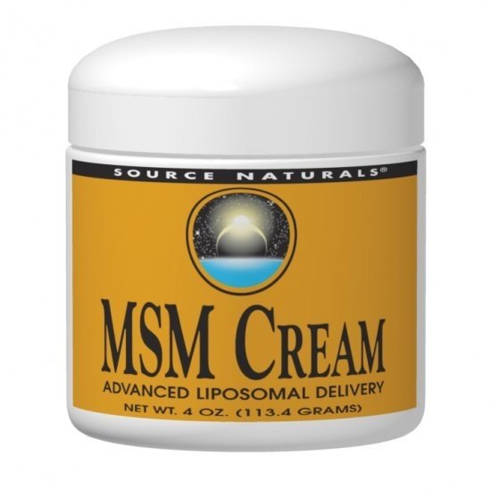 Source Naturals, Inc. MSM (Methylsulfonylmethane) Cream 4 oz Cream