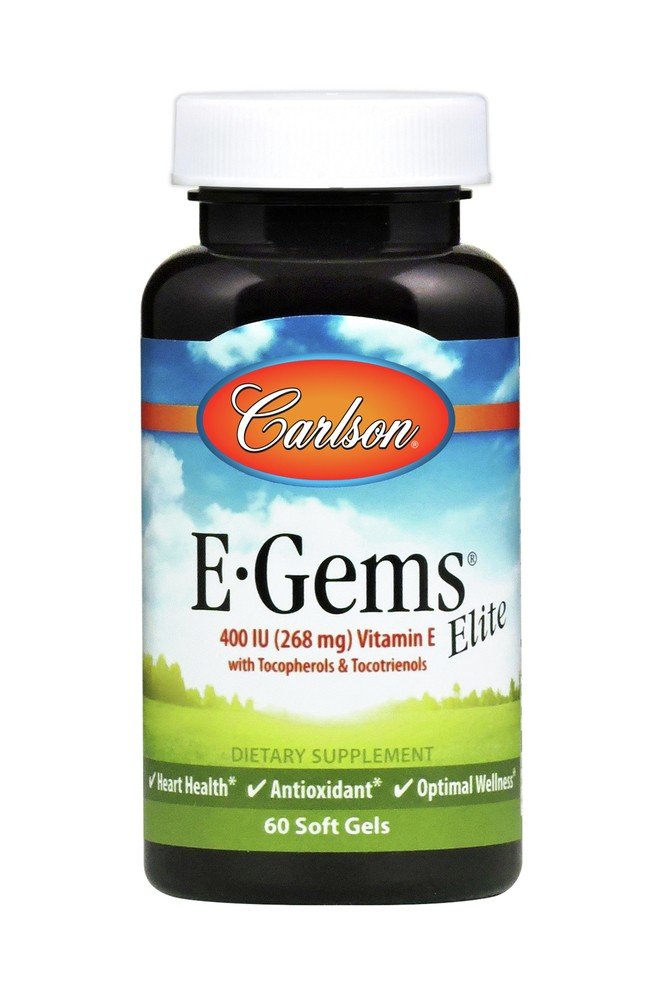 Carlson Laboratories E Gems Elite 400 I.U. 60 Softgel