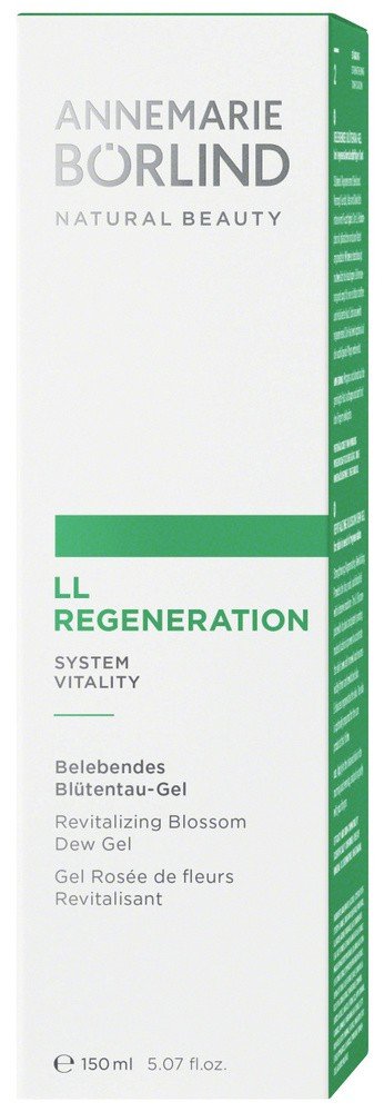 LL Regeneration Blossom Dew Gel | Annemarie Borlind Natural Beauty | Moisturizing | Revitalize Skin | 5.07 fluid ounces | 150 milliliters Gel | VitaminLife