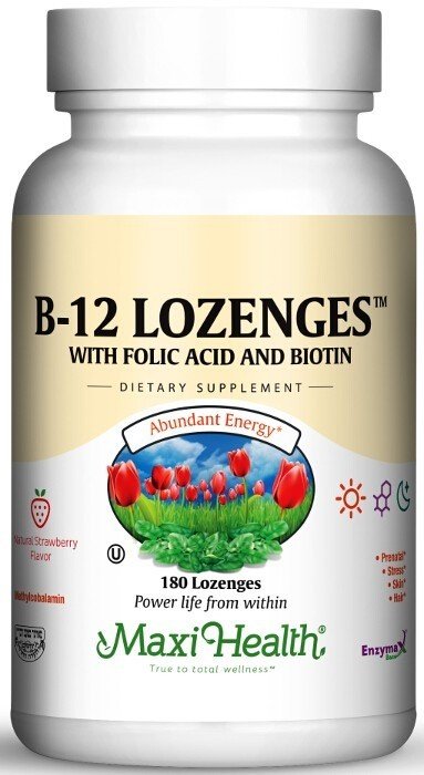 Maxi-Health B12 Lozenges 180 Lozenge