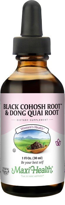 Maxi-Health Black Cohosh &amp; Dong Quai Root Extract 1 oz Liquid