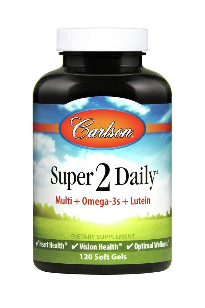 Carlson Laboratories Super 2 Daily 120 Softgel