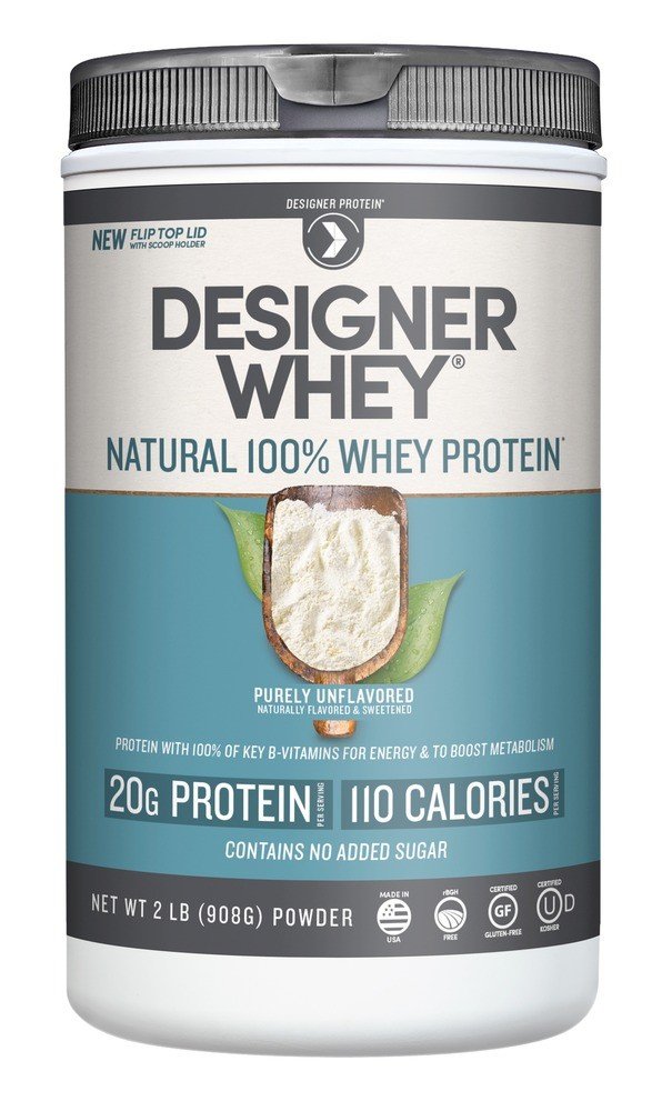 Designer Protein Designer Whey Unflavored 2 lbs Powder
