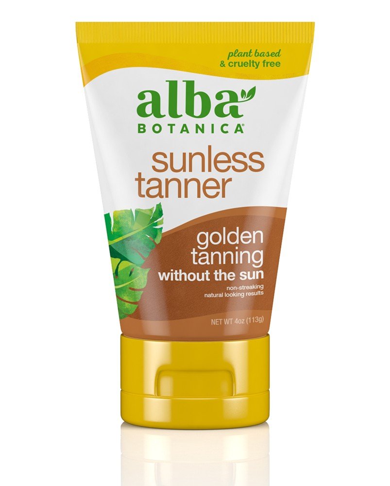 Alba Botanica Sunless Tanning Lotion 4 oz Cream