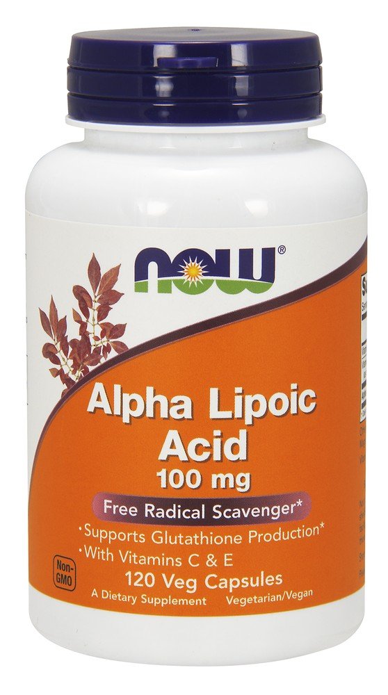 Now Foods Alpha Lipoic Acid 100mg With E & C 120 VegCap