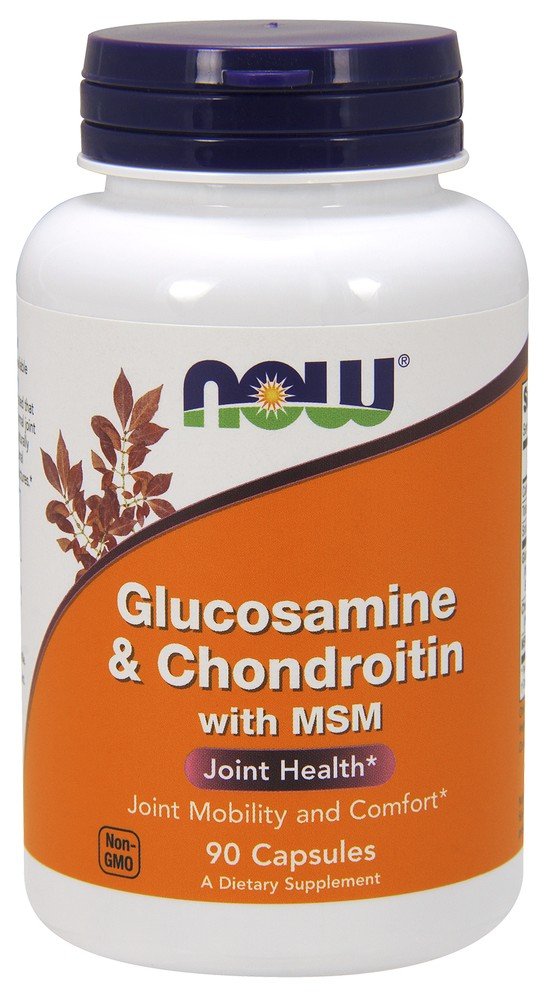 Now Foods Glucosamine & Chondroitin with MSM 90 Capsule