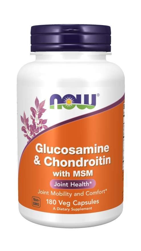 Now Foods Glucosamine & Chondroitin with MSM 180 Capsule