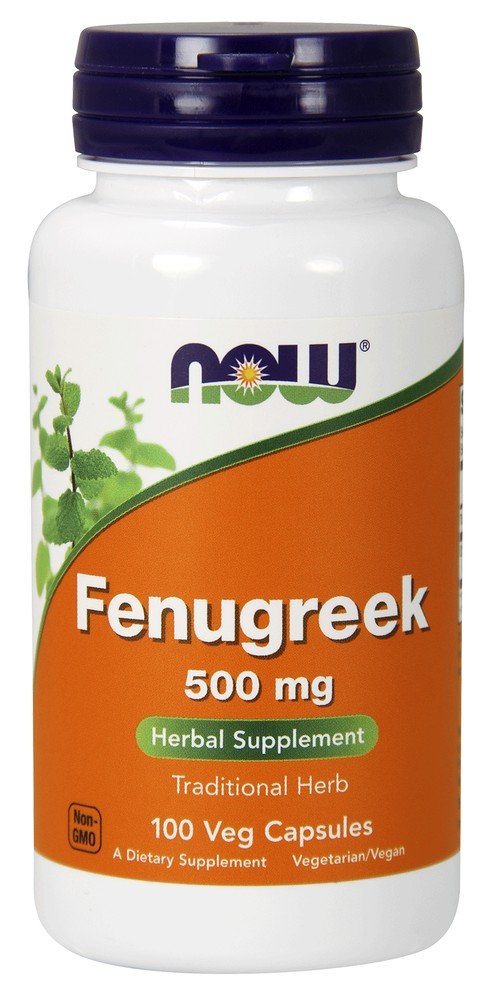 Now Foods Fenugreek 500mg 100 Capsule