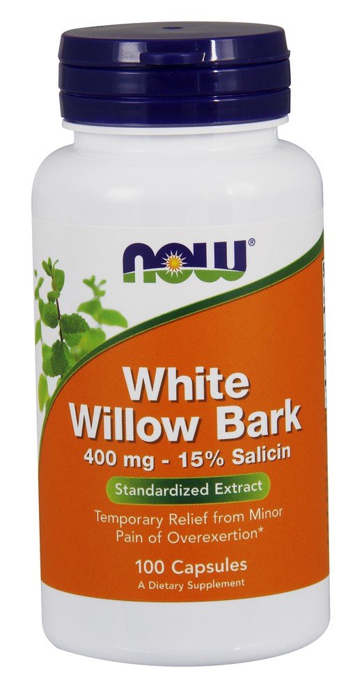 Now Foods White Willow Bark 400mg 100 Capsule