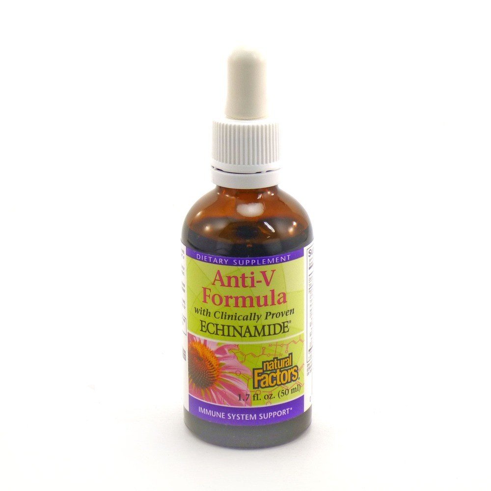 Natural Factors Echinamide Anti-V Formula 1.7 oz Liquid