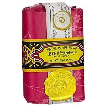 Bee and Flower Soaps Soap-Rose 4.4 oz Bar