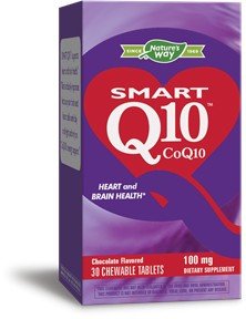 Nature&#39;s Way Vitaline SMART Q10 Chocolate 100 mg 30 Chewable