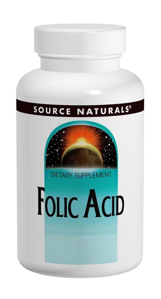 Source Naturals, Inc. Folic Acid 800 mcg 1000 Tablet