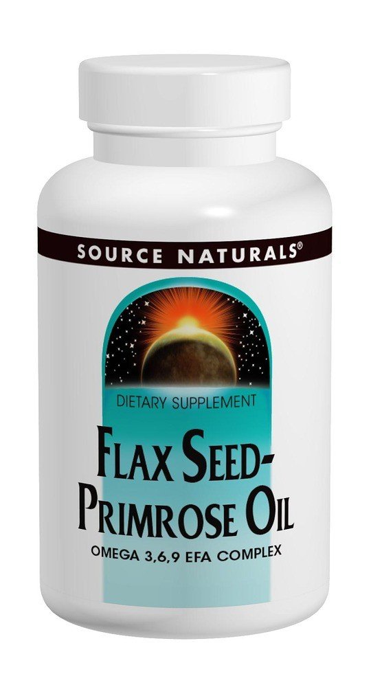 Source Naturals, Inc. Flax Seed-Primrose Oil 1300mg 180 Softgel