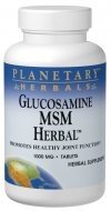 Planetary Herbals Glucosamine MSM Herbal 180 Tablet