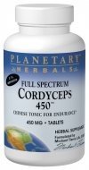 Planetary Herbals Full Spectrum Cordyceps 450 120 Tablet