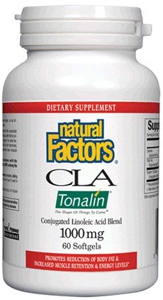 Natural Factors CLA Tonalin Linoleic Acid 1000mg 60 Softgel