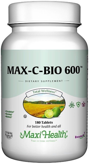 Maxi-Health Max-C-Bio 600 - Vegetarian 180 Tablet