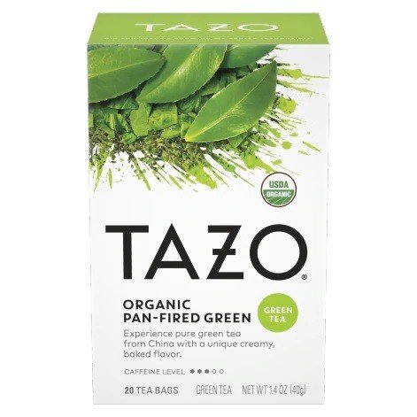 Tazo Teas Organic Pan Fired Green 20 Bag