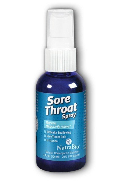 Natra-Bio Sore Throat Spray 4 oz Liquid