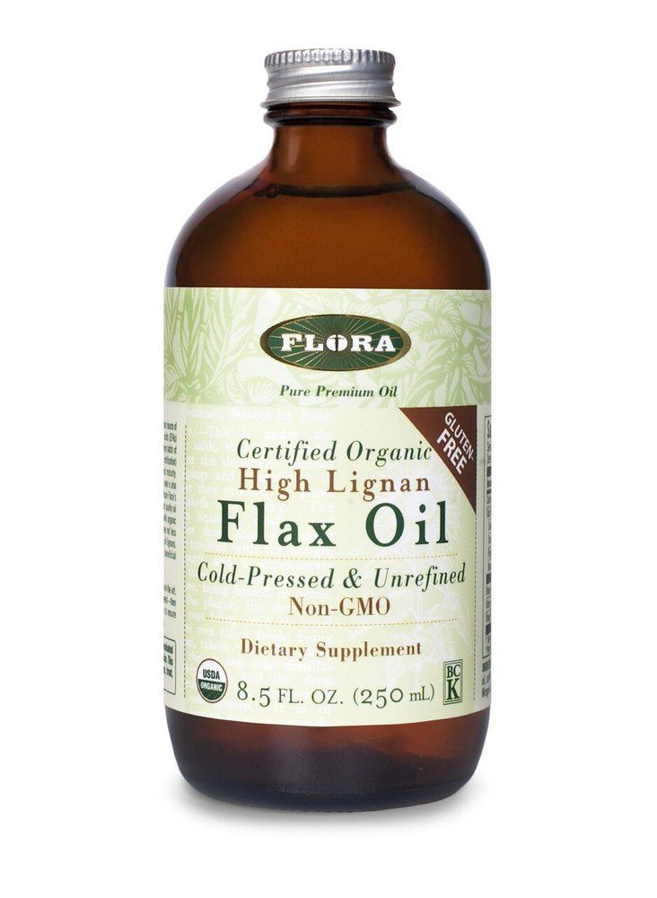 Flora Inc High Lignan Flax Oil-Organic 8.5 oz Liquid