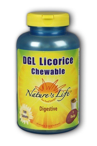 Natures Life DGL Licorice, Chewable 100 Tablet