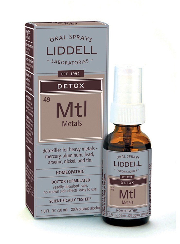 Liddell Homeopathic Detoxifying Metals 1 oz Liquid