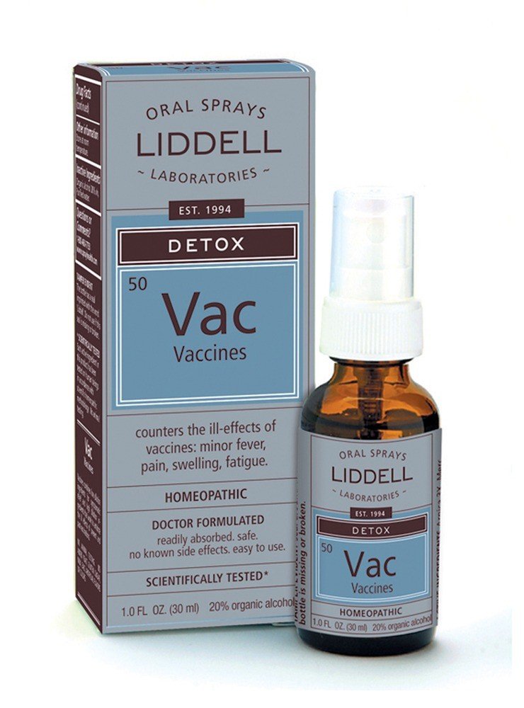 Liddell Homeopathic Detox Vaccines 1 oz Liquid