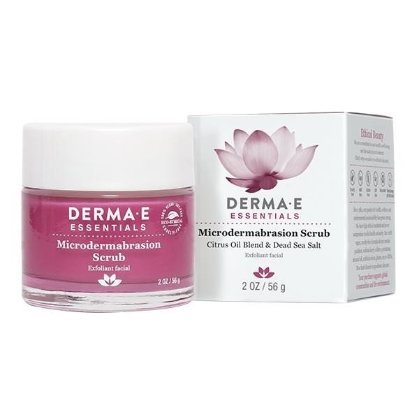 Derma-E Microdermabrasion Scrub With Dead Sea Salt 2 oz Cream