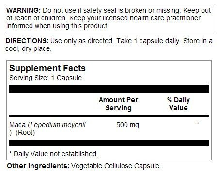 Natures Life Maca 100 Capsule