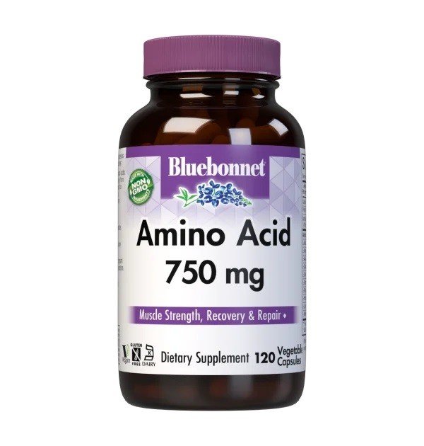 Bluebonnet Amino Acid 750 mg 120 Capsule