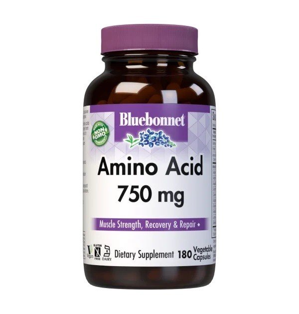 Bluebonnet Amino Acid 750 mg 180 Capsule