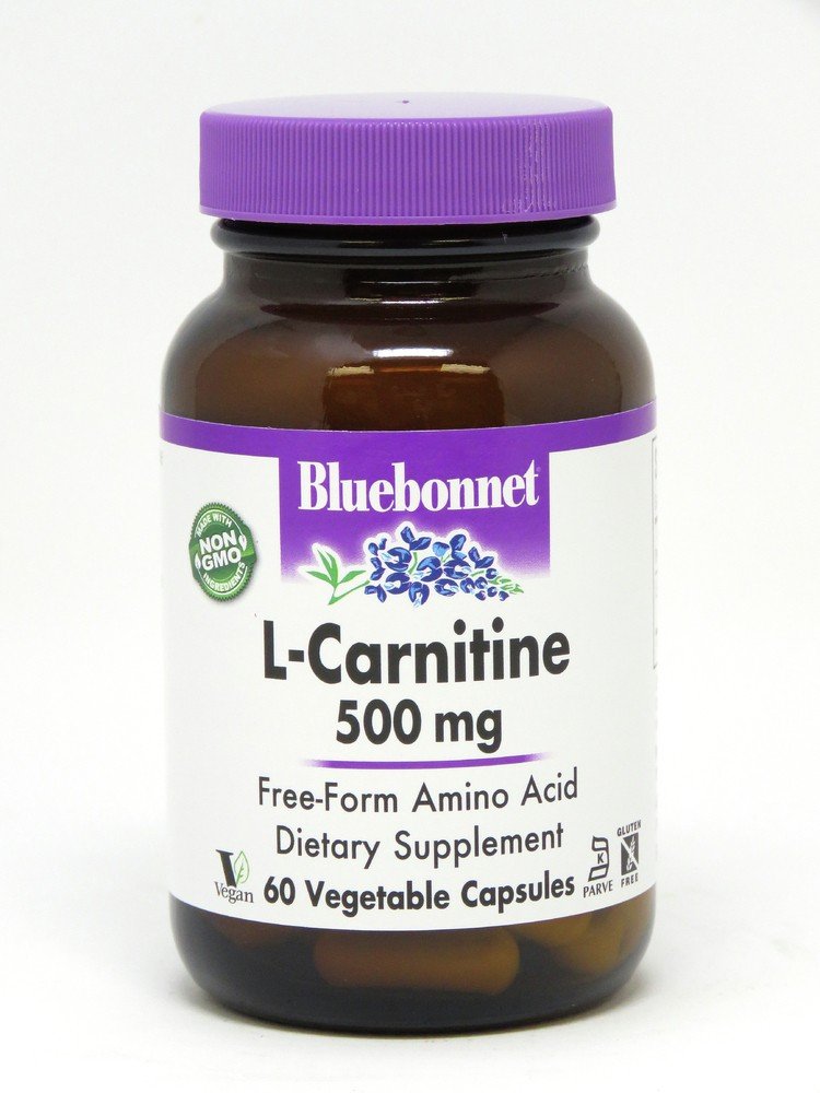 Bluebonnet L-Carnitine 500mg 60 VegCaps