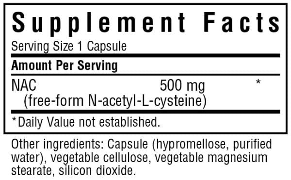 Bluebonnet NAC 500mg 60 VegCap