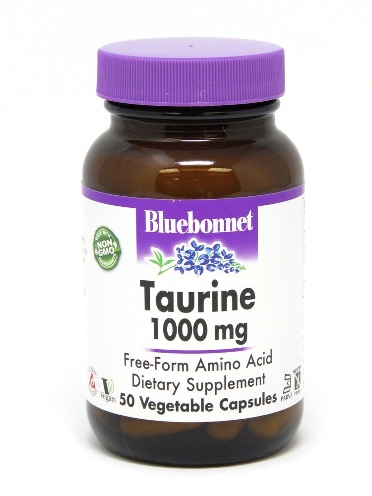 Bluebonnet Taurine 1000mg 50 VegCaps